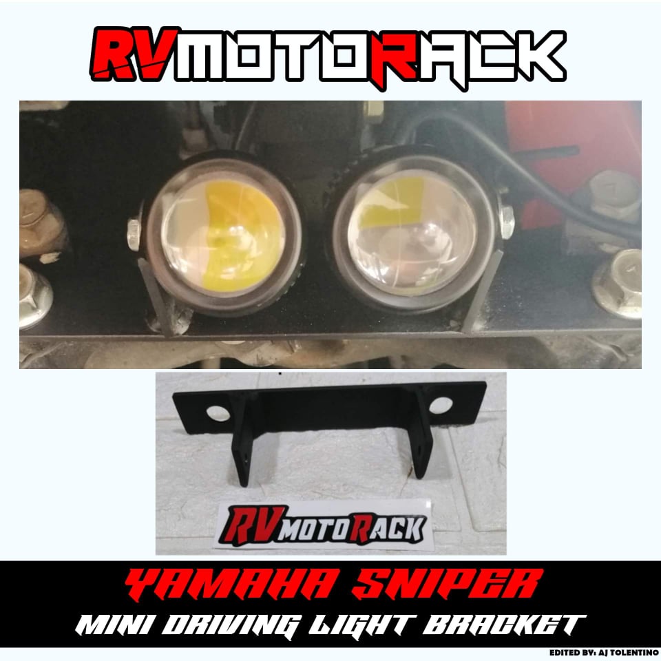 Yamaha Sniper Mini Driving Light Mdl Bracket By Rv Motorack