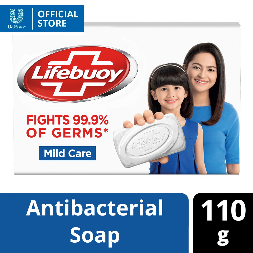 Lifebuoy Antibacterial Bar Soap Mild Care 110g Shopee Philippines