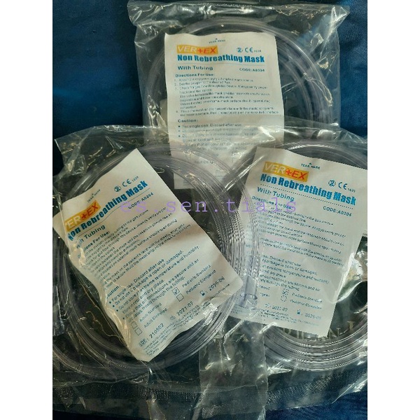 Non Rebreathing Mask With Tubing For Pedia Shopee Philippines