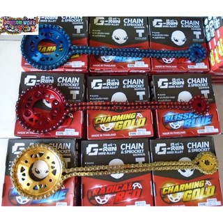 G Ren Thailand Chain Sprocket Set SNIPER 150 Raider 150 Fi 100