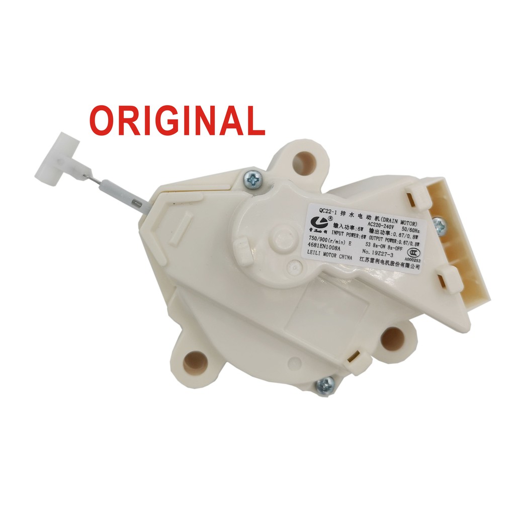 LG Washing Machine Drain Motor 3 Pin QC22 1 3 Warranty For 2 Months