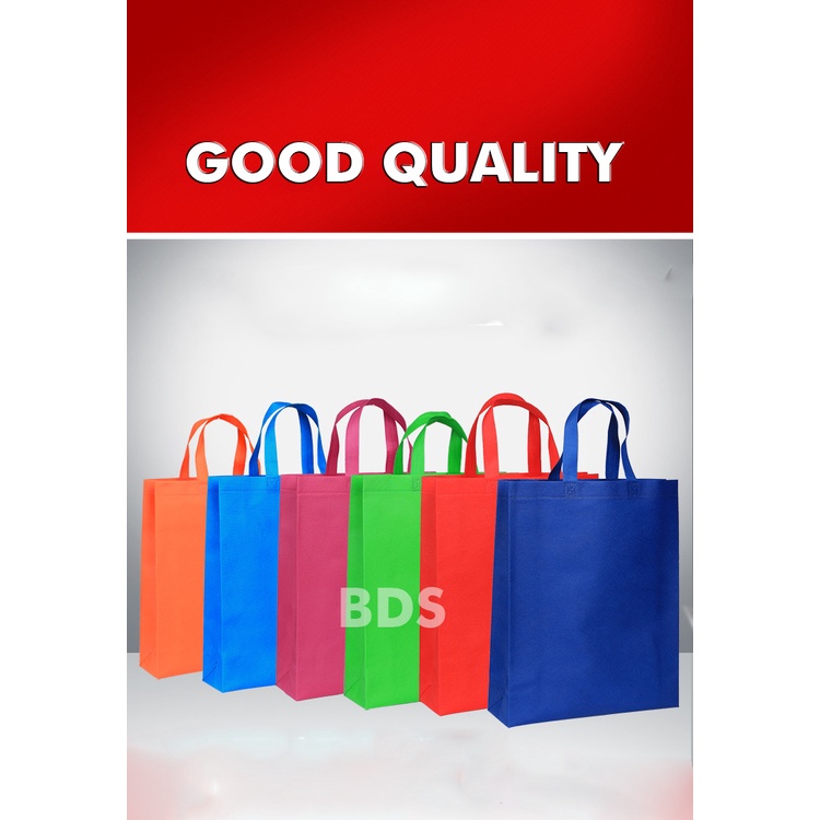 Pcs Eco Bag Tote Handbag Expandable Reusable Shopping Non Woven Loop