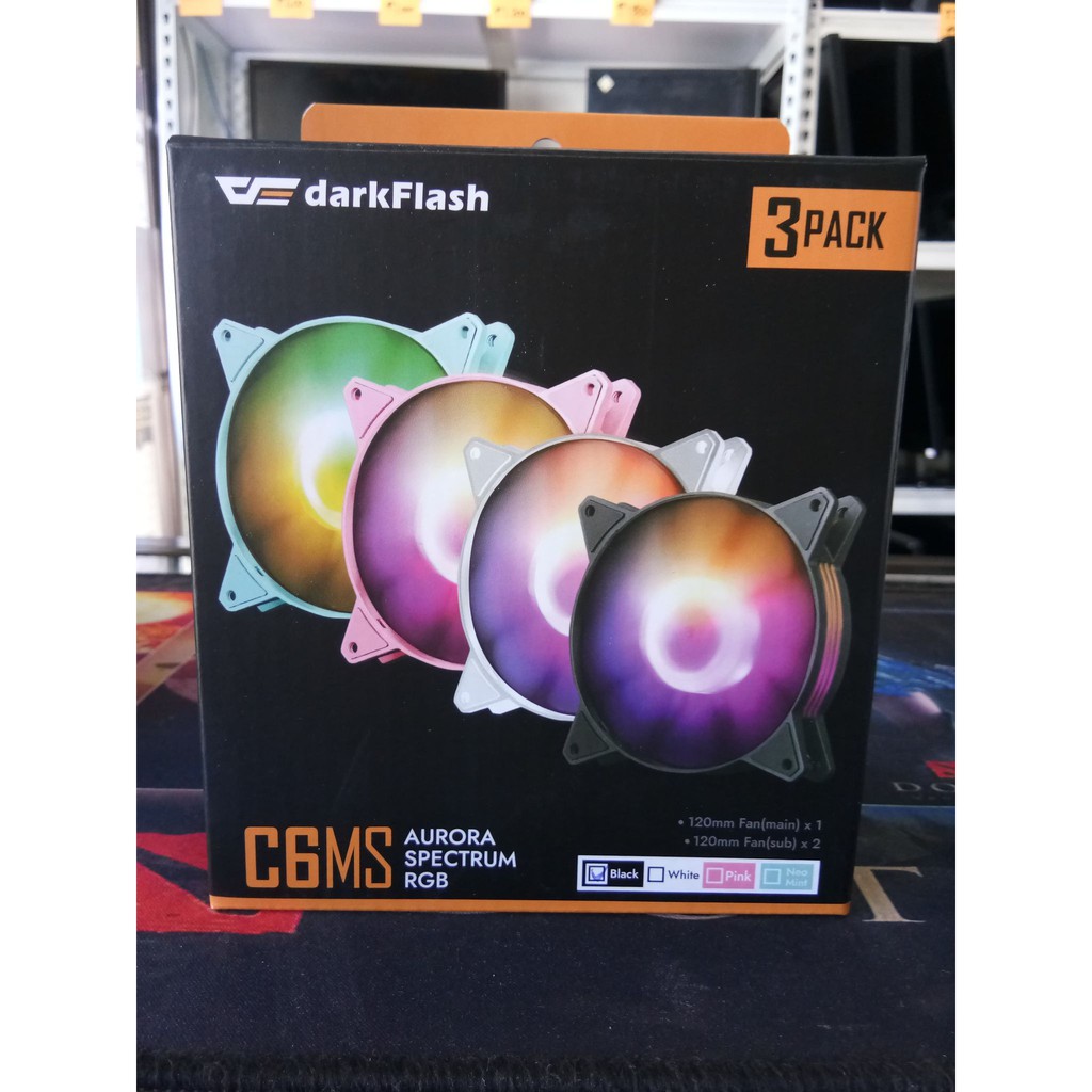 Darkflash C Ms Aurora Spectrum Black Rgb In Fans Shopee Philippines