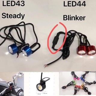 Cod Pair Motorcycle Eagle Eye Led Light W Bracket Led Led Led