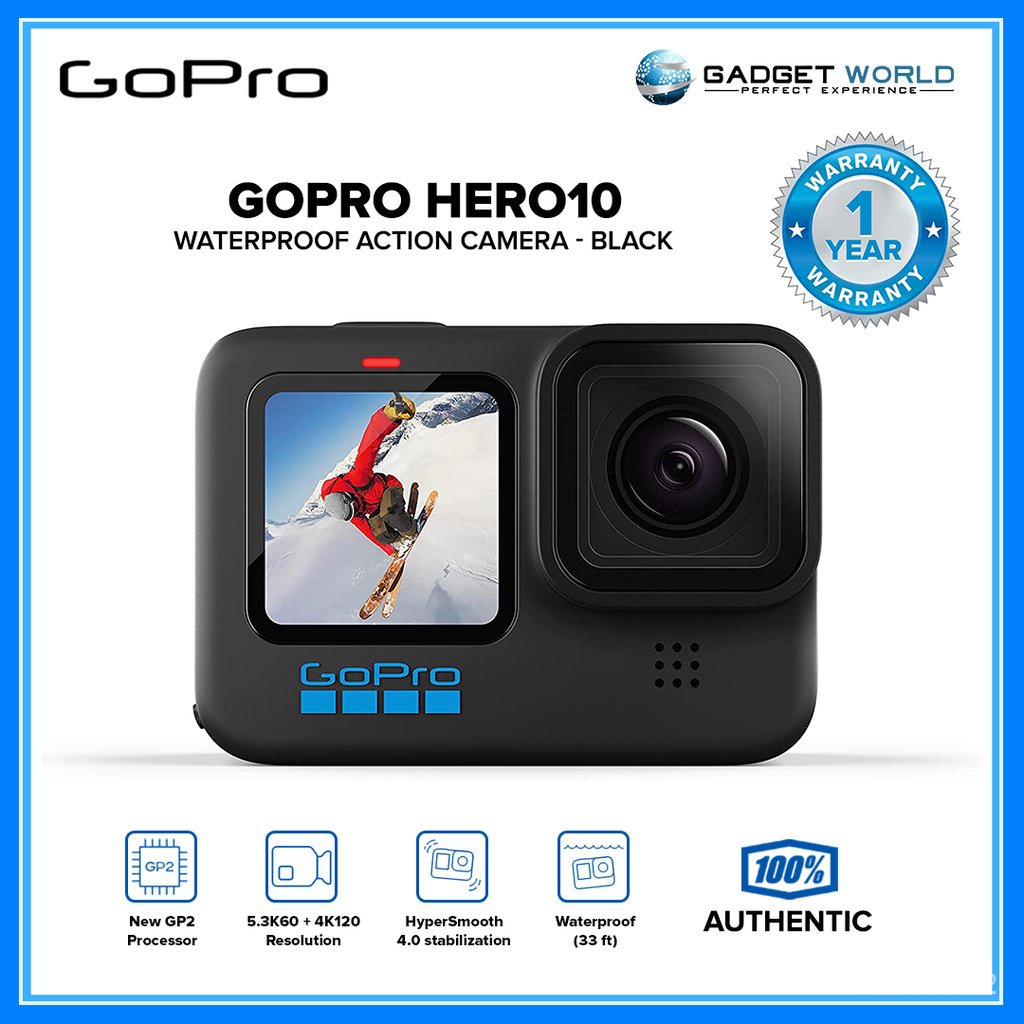 Gopro Hero Black Waterproof Action Camera With Front Lcd And Touch