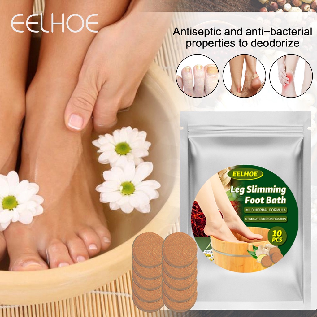 EELHOE Leg Slimming Foot Bath Anti Swelling SPA Massage Pedicure 10pcs