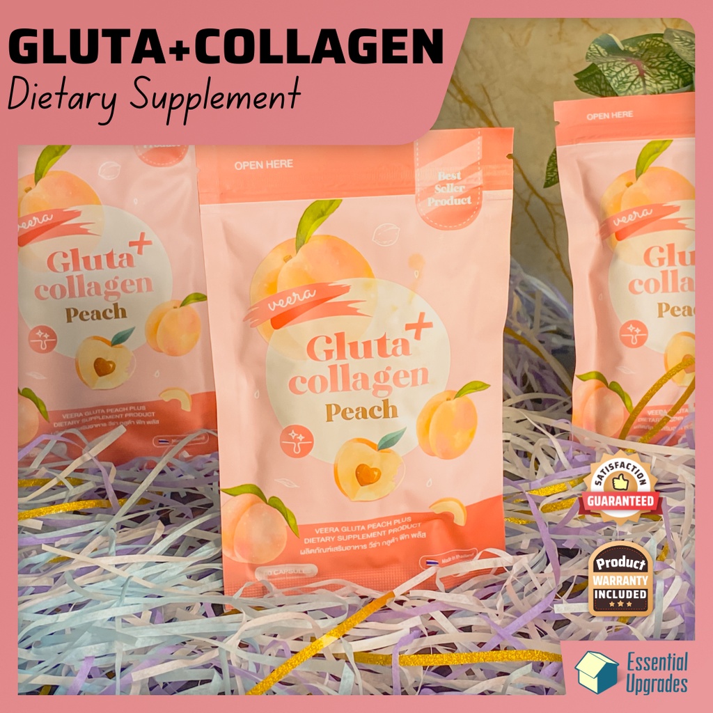 GLUTA COLLAGEN PEACH Brighten Skin 10x Greater Excellent Skin Whitening