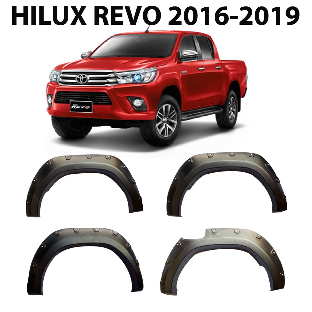 Toyota Hilux Revo 2016 2019 OEM BUSHWACKER Fender Flare Wide Body