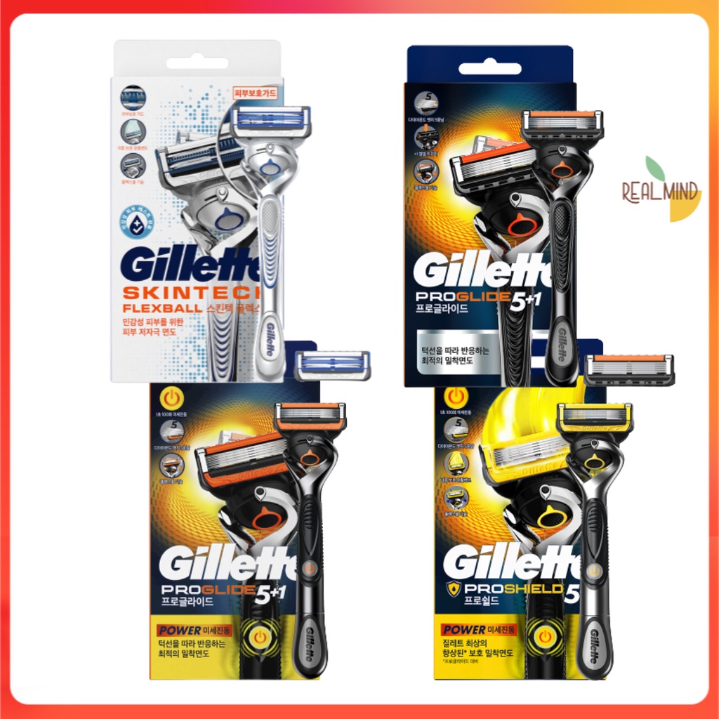 2022 New Gillette Razor Set Collection Handle Refill ProShield