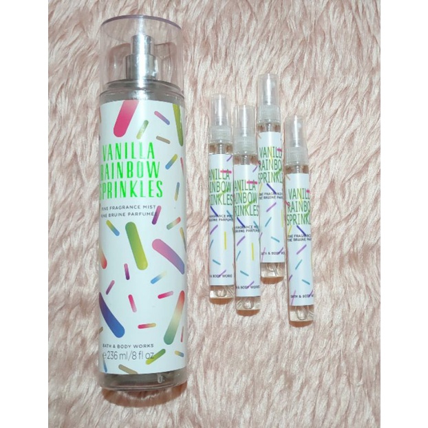 Bbw Vanilla Rainbow Sprinkles Body Mist Shopee Philippines