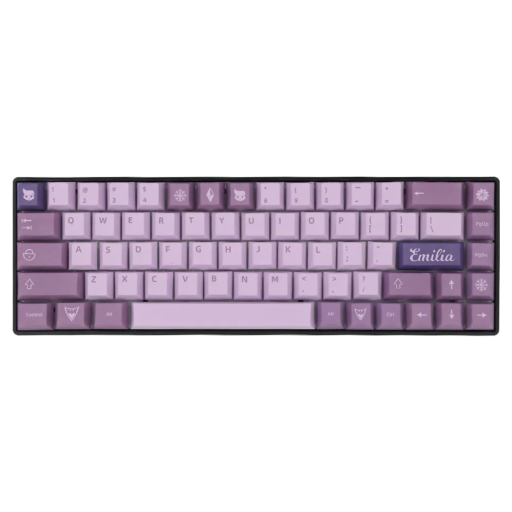 GMK Frost Witch Keycaps Cherry Profile PBT DYE SUB 132 Keys Purple