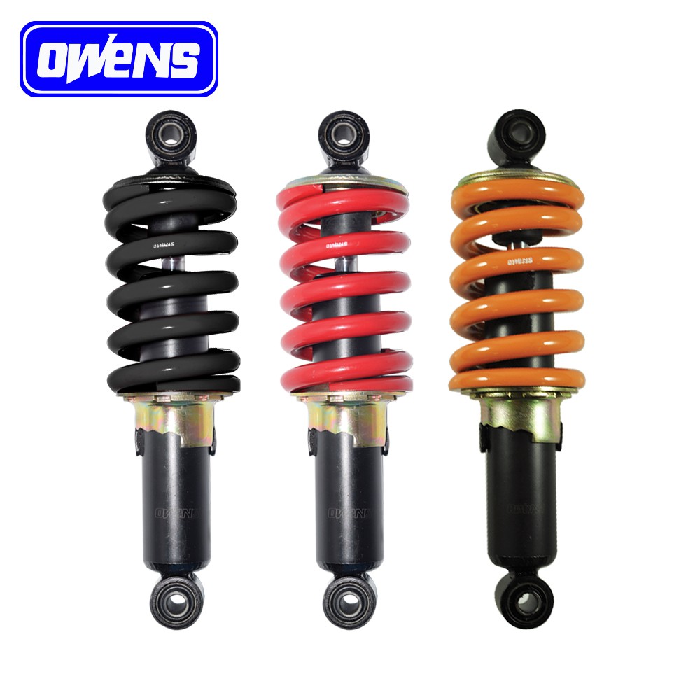 Owens Raider Rear Shock Absorber Monoshock Black Red Orange