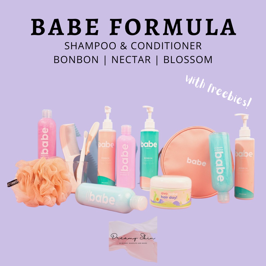 Babe Formula Shampoo And Conditioner Bonbon Blossom Nectar With