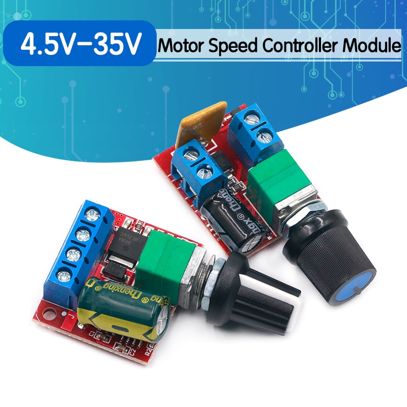 Mini Dc Dc V V A W Pwm Dc Motor Speed Controller Module Speed