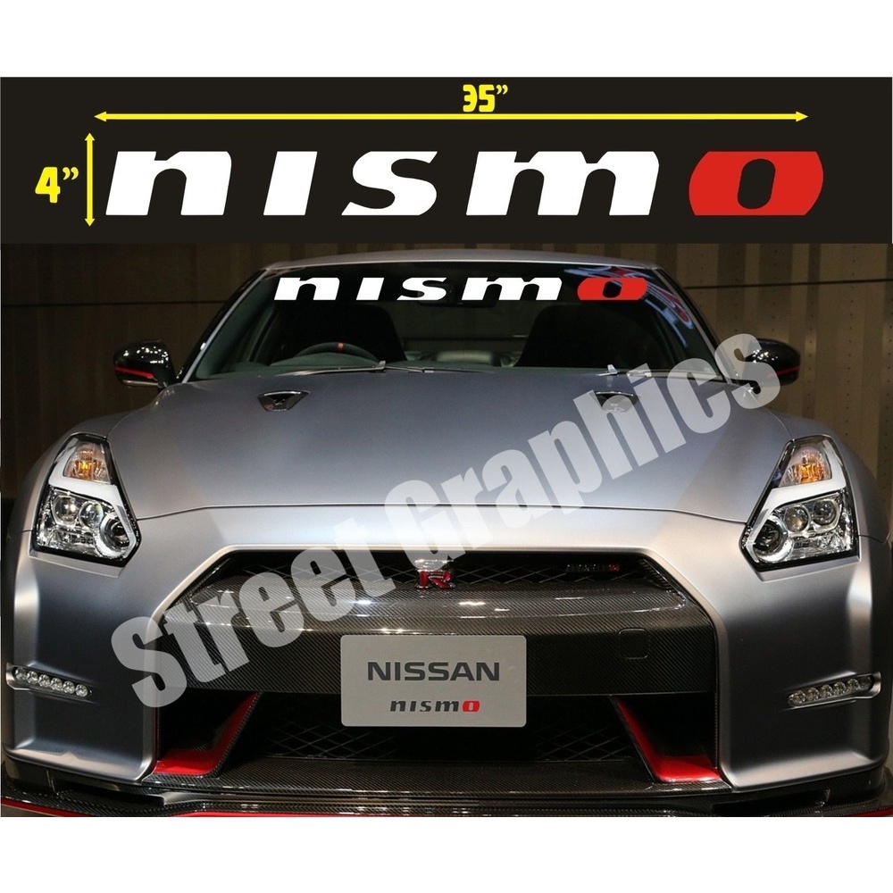 Nismo Windshield Vinyl Decal Sticker All Cars Shopee Philippines