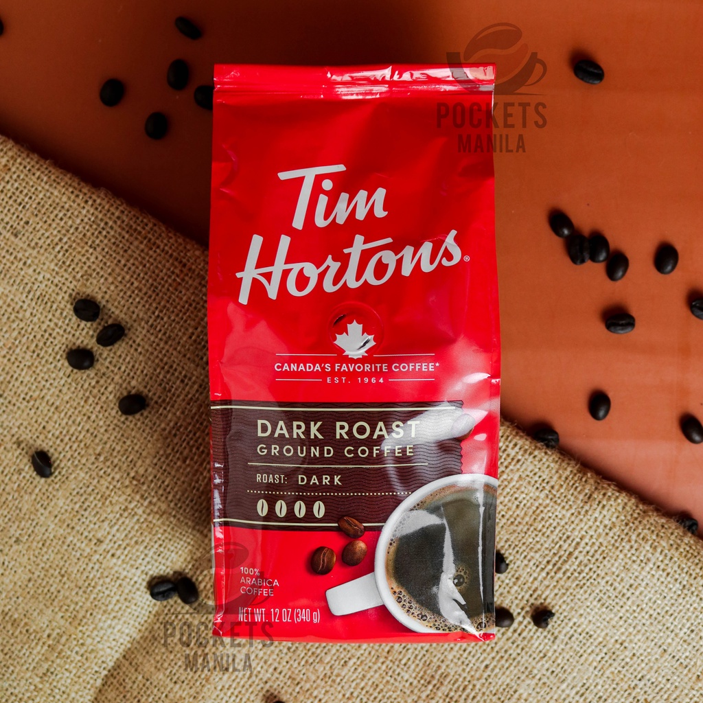 Tim Hortons Dark Roast Ground Coffee Shopee Philippines