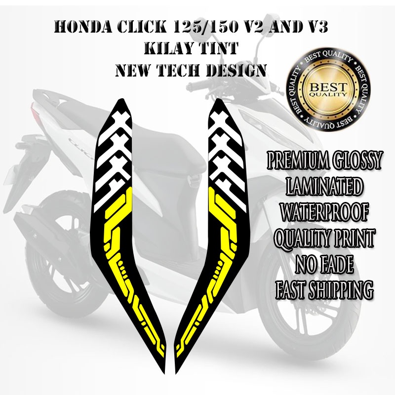 Honda CLick Kilay Tint New Design Motorycle Accessories Shopee