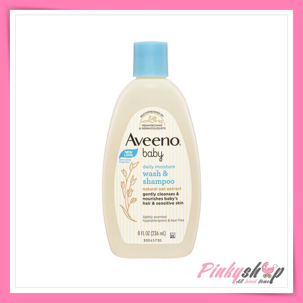 Aveeno Baby Daily Moisture Lightly Scented Wash Shampoo Ml