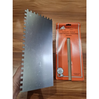 Plastering Trowel With Teeth Rodelang Bakal With Design El Toro High