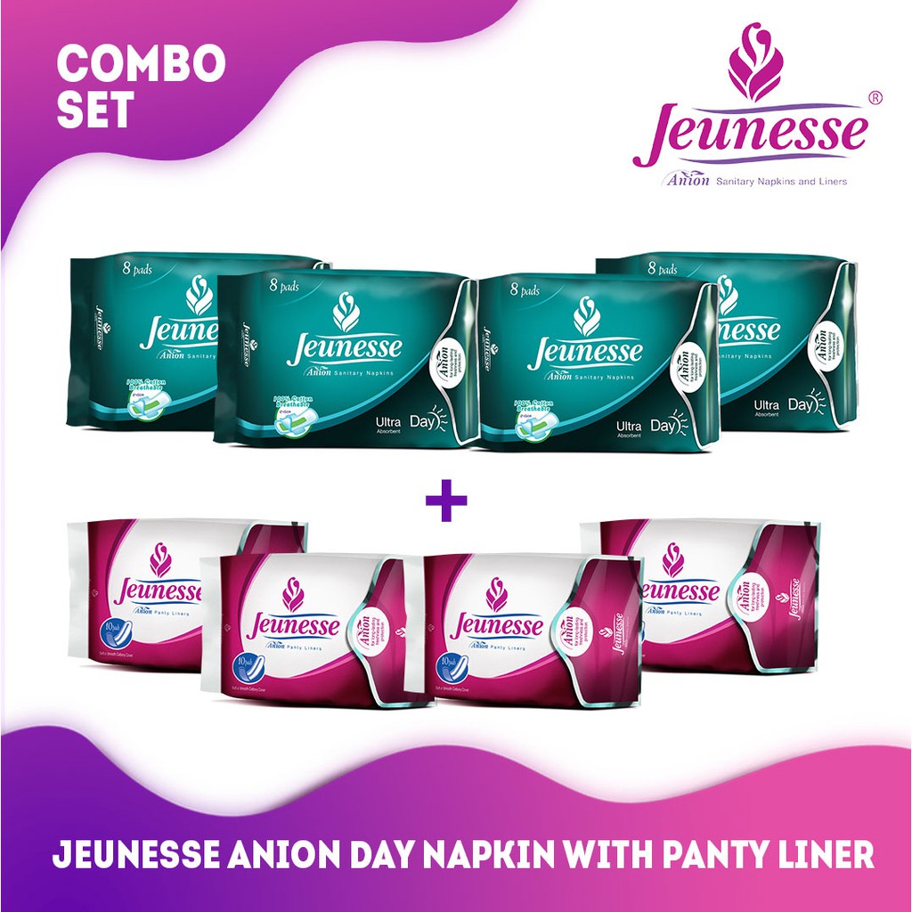 You There Jeunesse Anion Day With Wings Sanitary Napkin With Panty