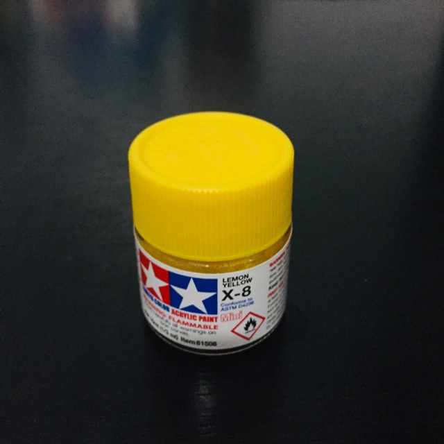 Tamiya X 8 Lemon Yellow Hobby Gloss Paint 10ml Shopee Philippines