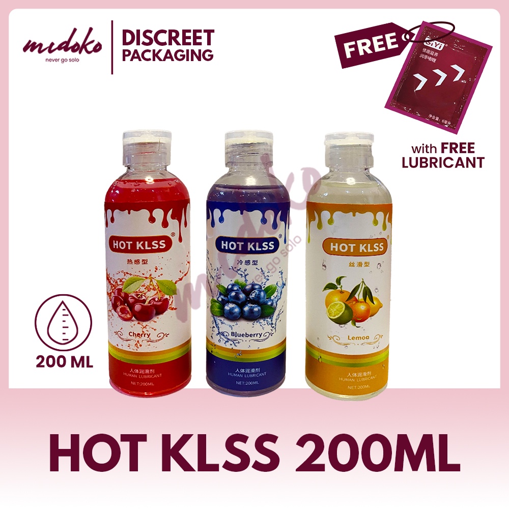 Midoko Hot Kiss Blueberry Lubricant For Anal Vaginal Sex Ml Ml