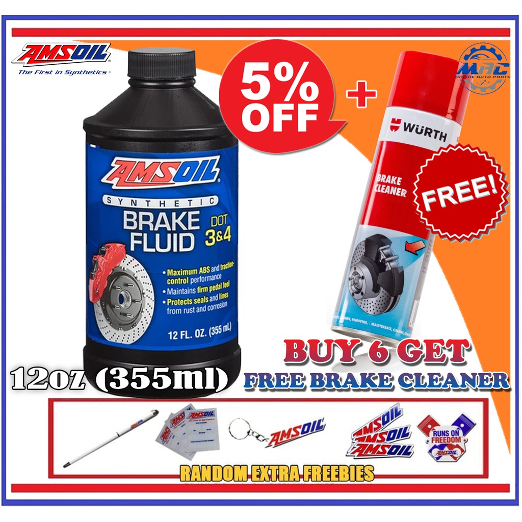 Amsoil Synthetic Brake Fluid Dot And Dot Oz Ml Shopee