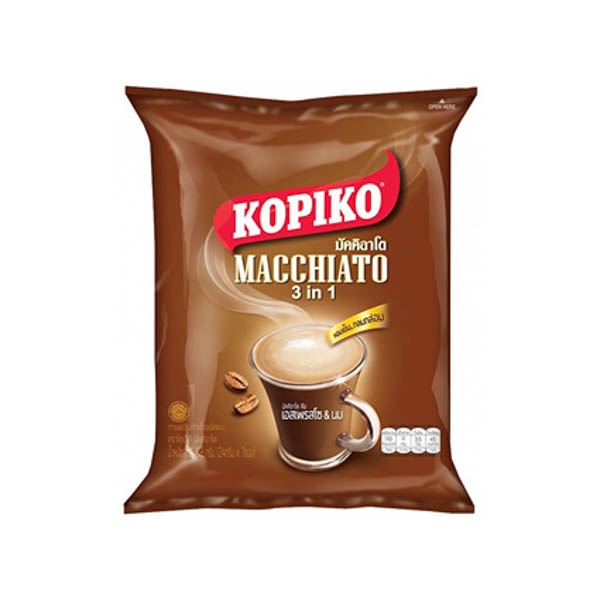 Kopiko Macchiato In Instant Coffee Pcs X G Authentic Thai