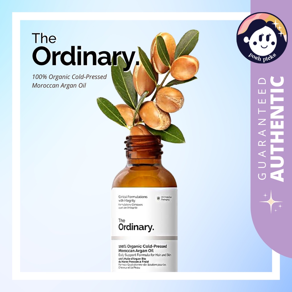 The Ordinary Organic Cold Pressed Moroccan Argan Oil Shopee