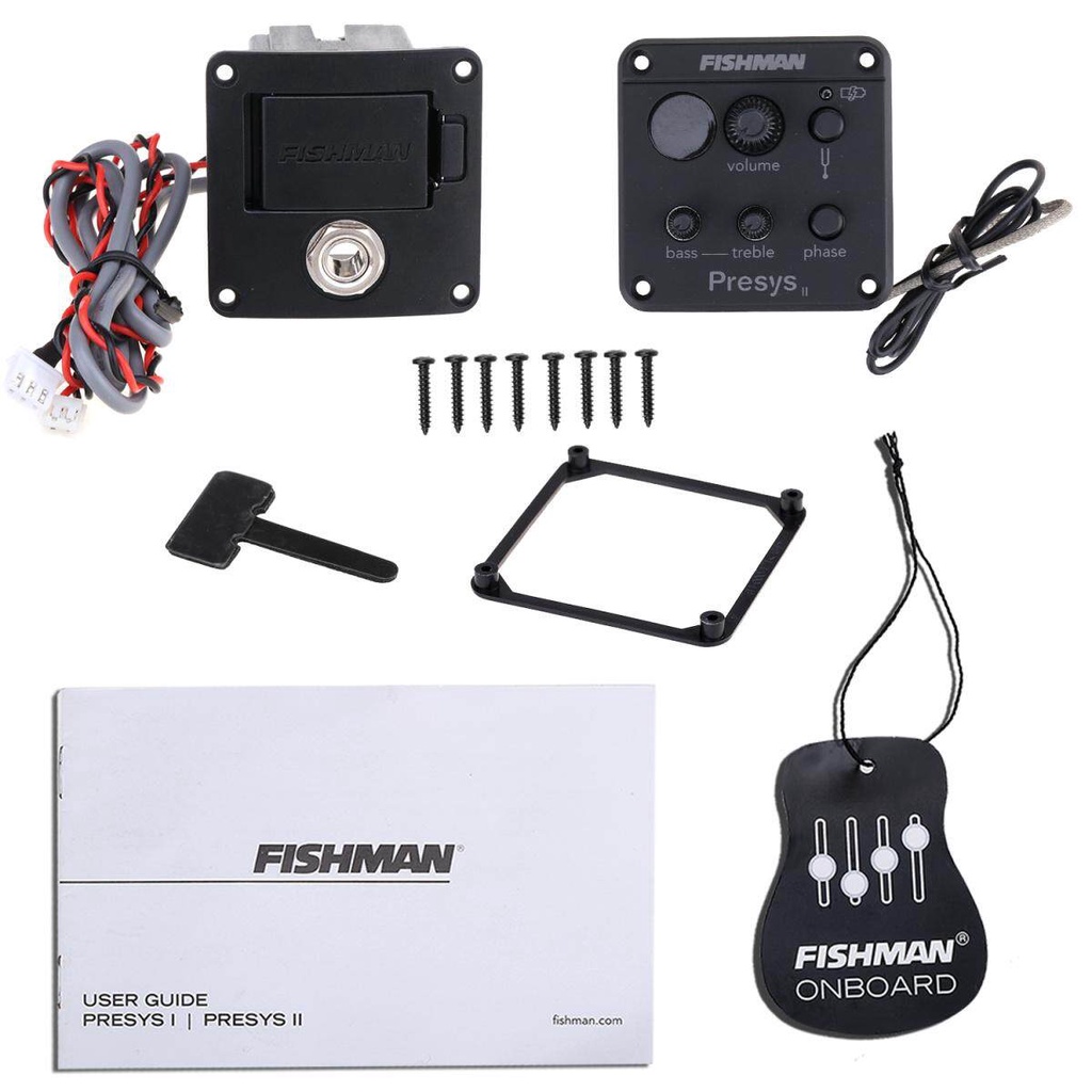 Fishman Presys Ii On Board Acoustic Guitar Preamp Pickup Piezo System