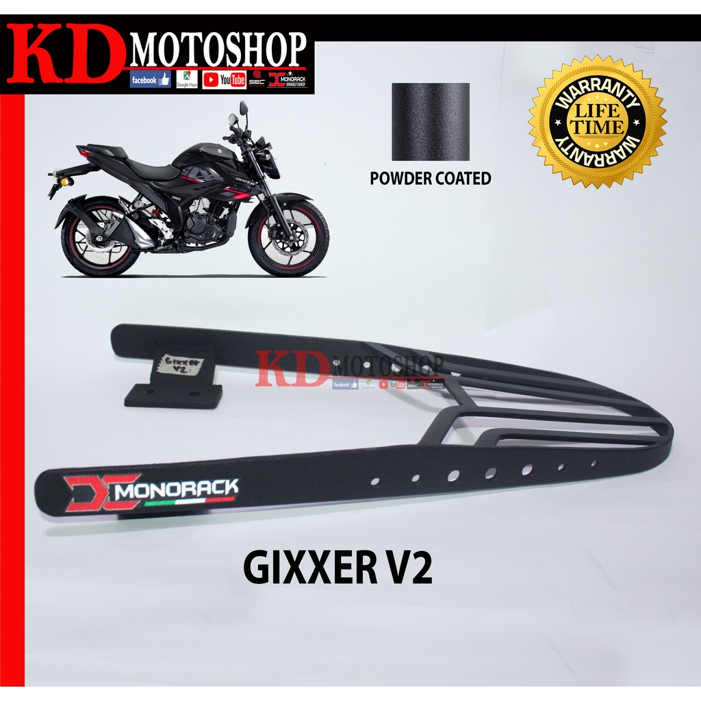 Suzuki Gixxer V2 DC Monorack Bracket Shopee Philippines