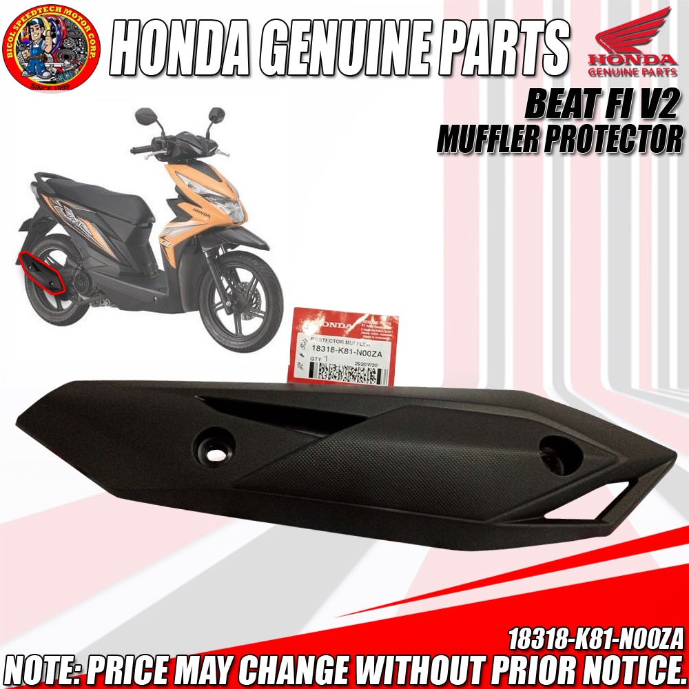 Beat Fi V Muffler Protector Hpi Genuine K N Za Shopee