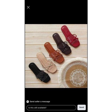 Shoelove Marikina Made Shantal Flat Sandals Shopee Philippines