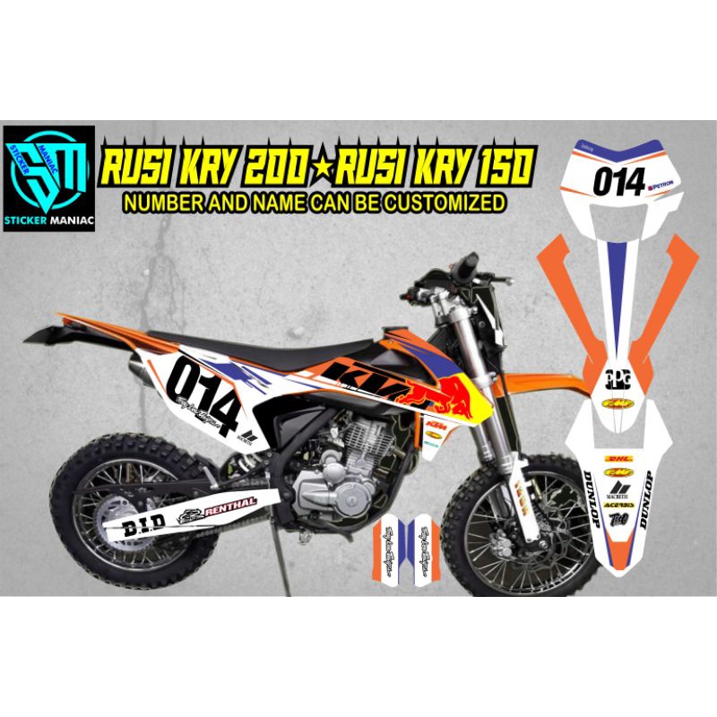 Rusi Kry Rusi Kry Full Body Decals Shopee Philippines