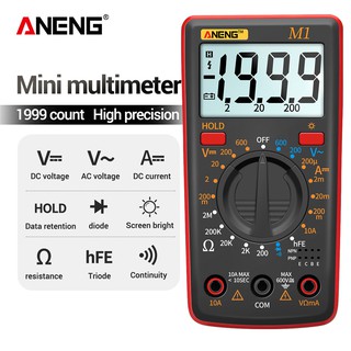 Aneng St Dc Ac Current Digital Clamp Meter Counts A