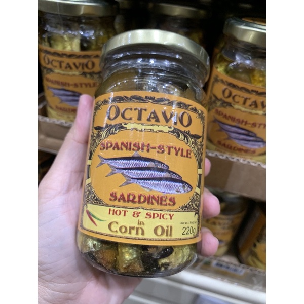 Octavio Spanish Style Sardines Corn Oil G Shopee Philippines