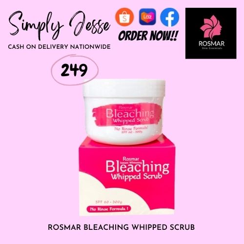 Rosmar Bleaching Whipped Scrub G And G Rosmar Lotion Kagayaku