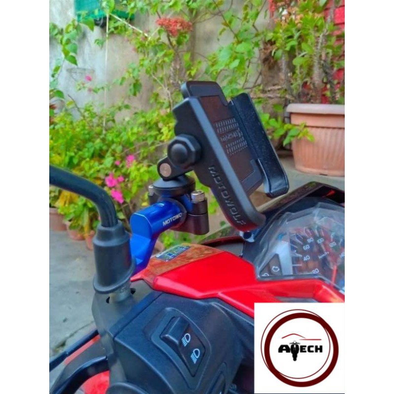 SALE Original Motowolf V1 Cp Holder W Motowolf Bracket Set Shopee