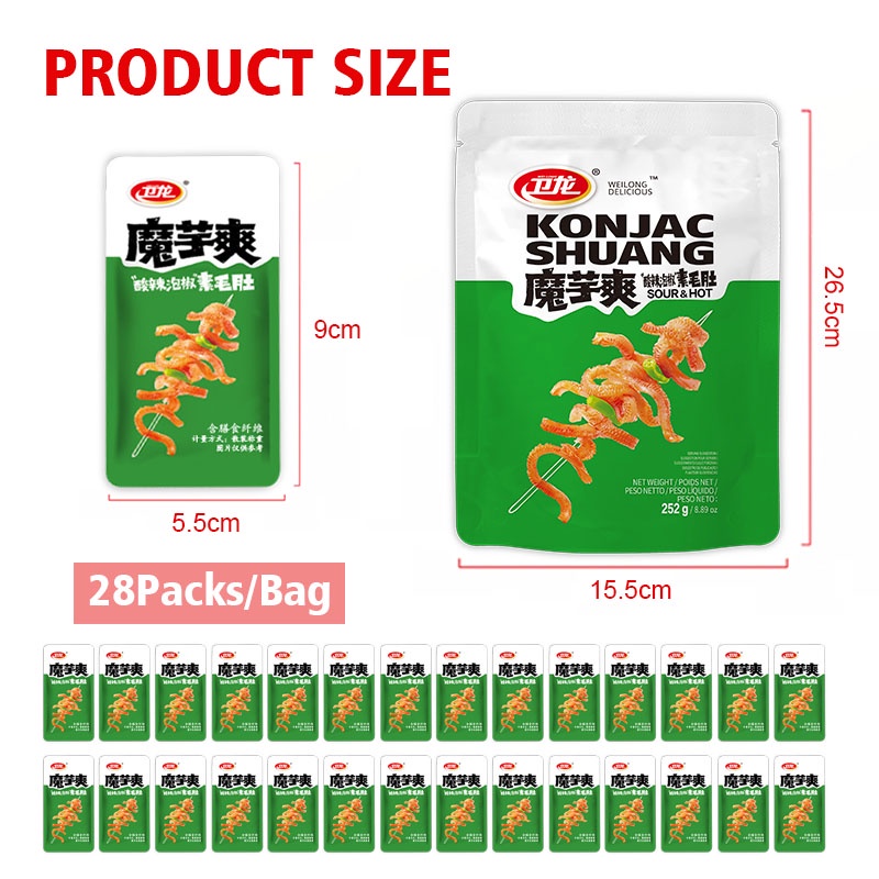 Shop Malaysia Authorized Weilong Konjac Cool Bag Contains 28