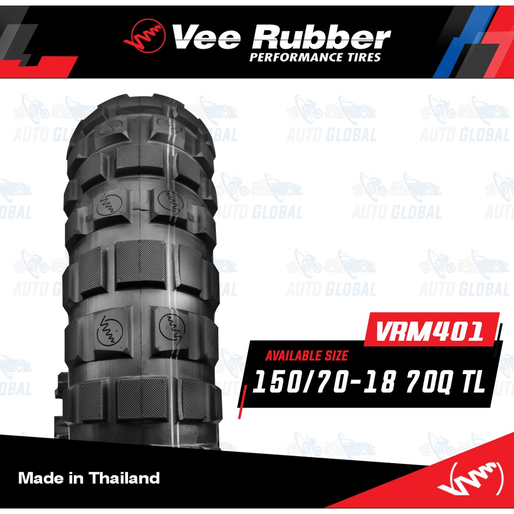 Vee Rubber Vrm Tubeless Motorcycle Tire Enduro Tire Shopee