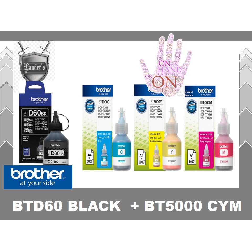 Brother Btd Bk Black Bt Cym Genuine Ink Bottle Shopee Philippines