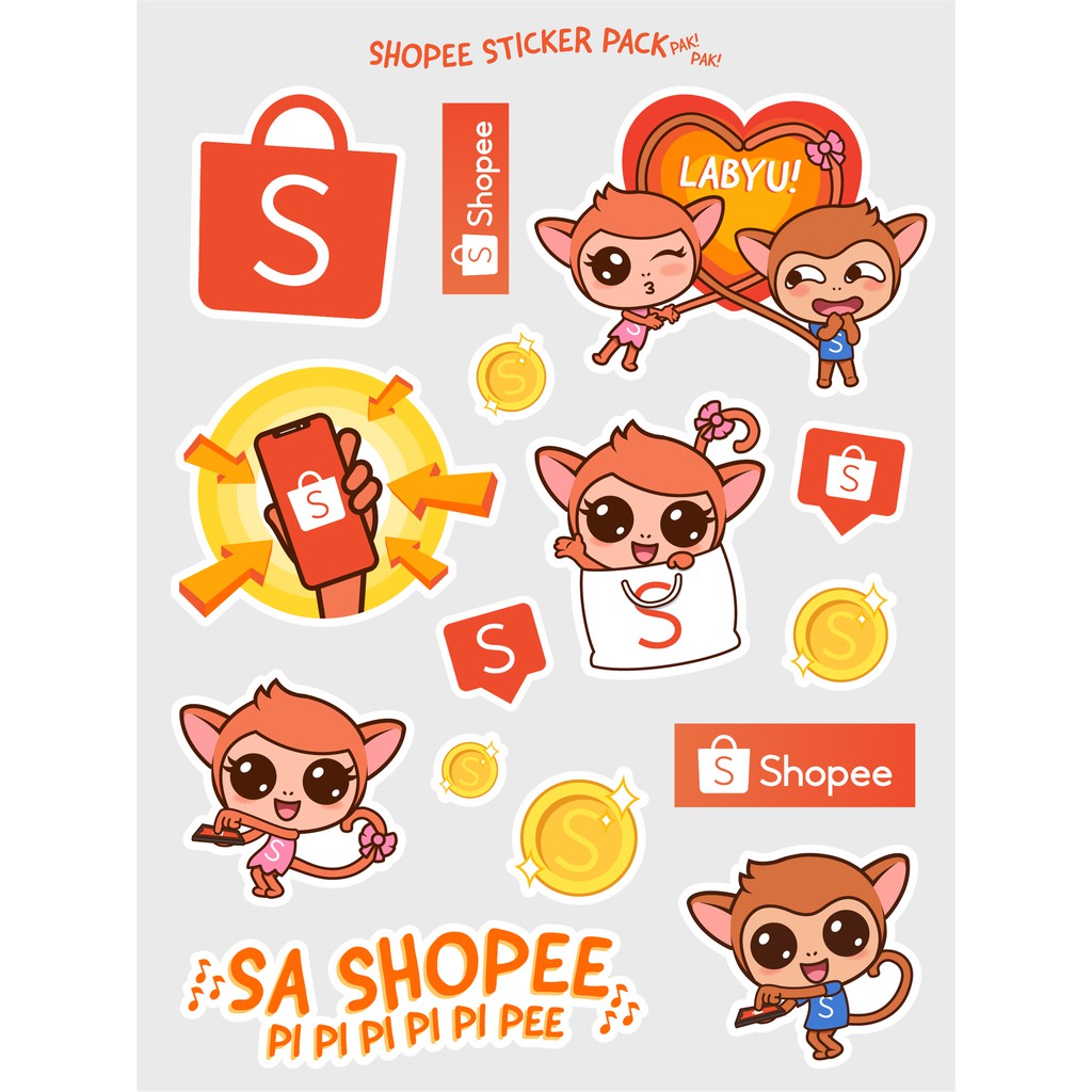 Shopee Sticker Pack Shopee Philippines