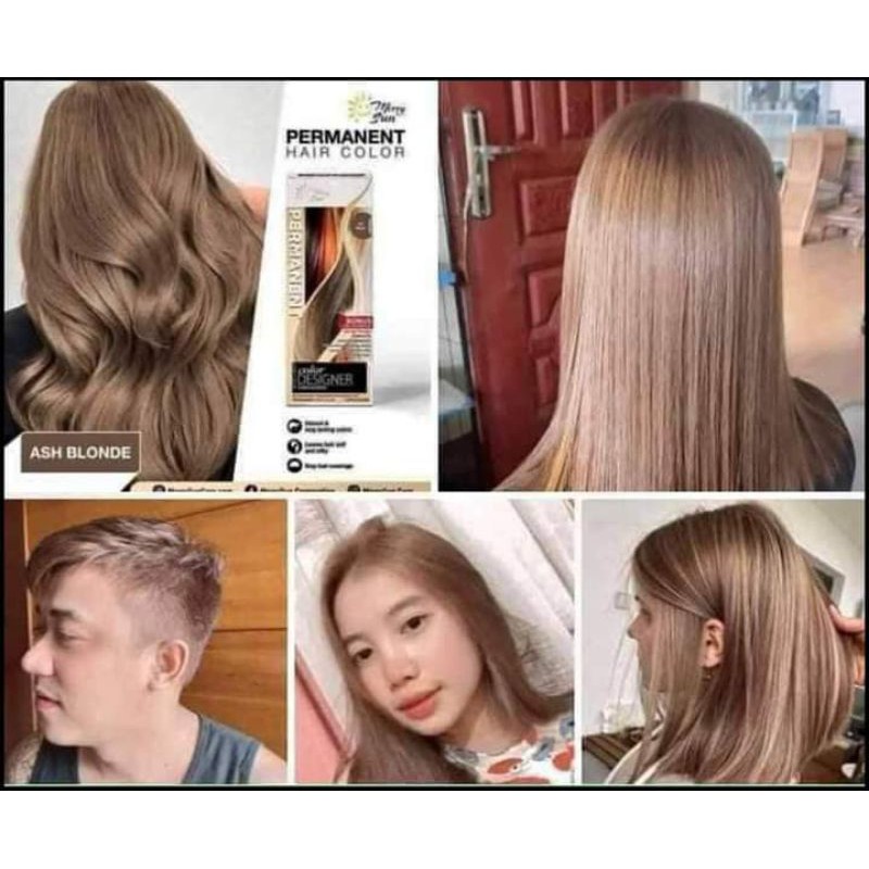 Merry Sun Permanent Light Ash Blonde Shopee Philippines