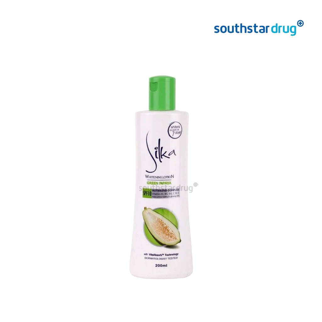 Silka Whitening Lotion Green Papaya Spf Ml Shopee Philippines