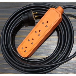 Meters Extension Cord W Royal Cord Heavy Duty Rubber Plug