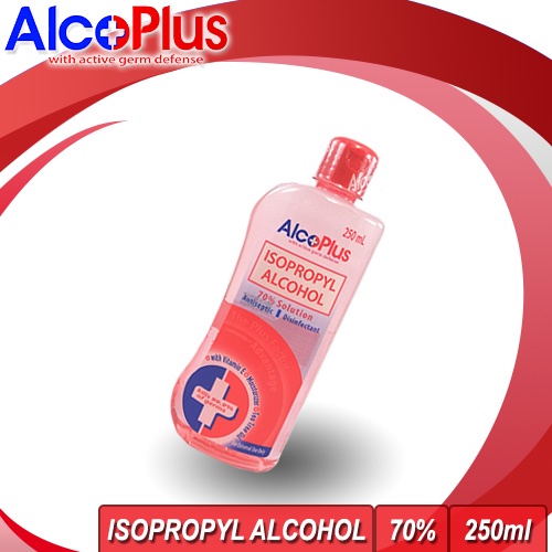 Alcoplus Red Isopropyl Alcohol Ml Bottle Shopee Philippines