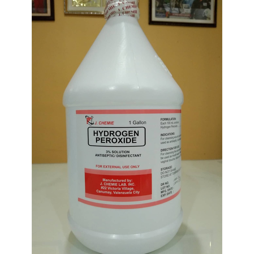 Hydrogen Peroxide Gallon Solution Shopee Philippines Hot Sex Picture