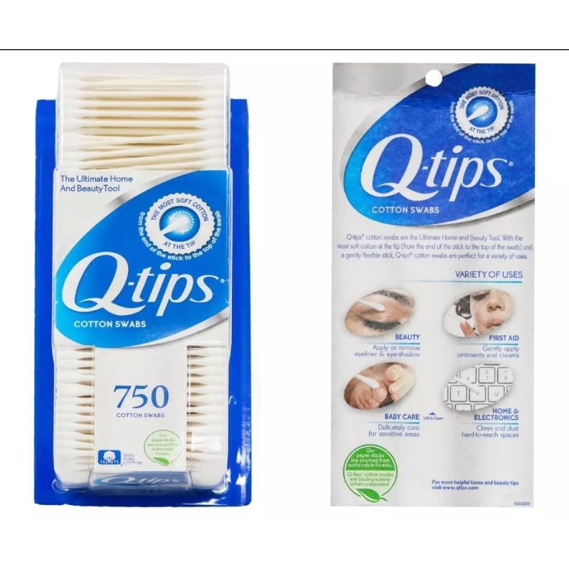 Q Tips Cotton Buds 750pcs Shopee Philippines