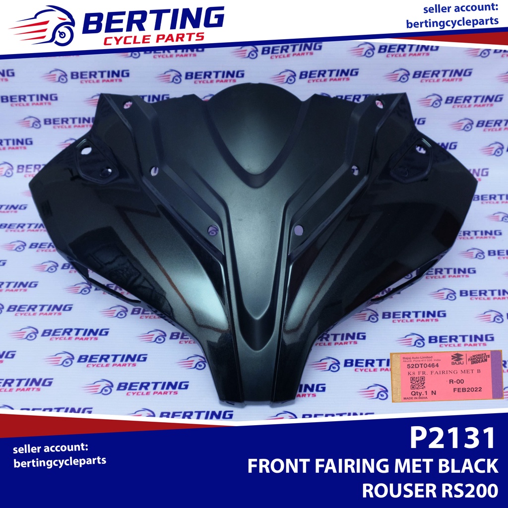 Met Black Front Fairing Rouser Rs Genuine Dt Shopee Philippines