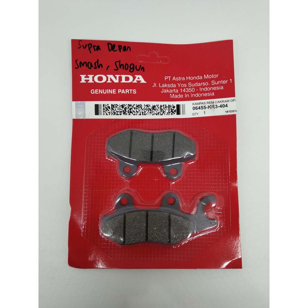 Dispad Diskpad Front Brake Pad Grand Supra X Fit Smash Shogun